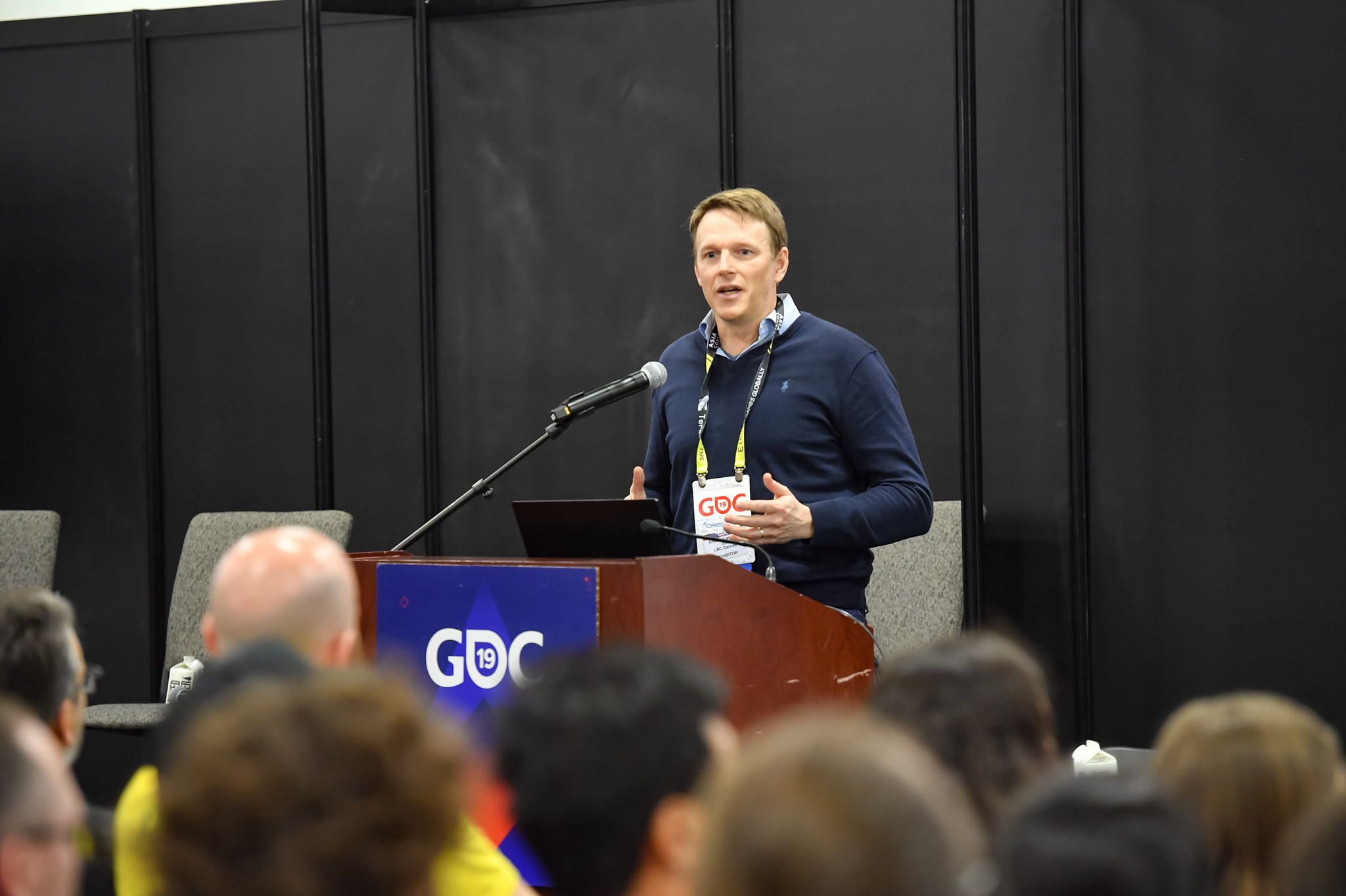 Anders Larsson pitching the game Othercide at GDC 2019